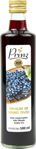 Vinagre de Vinho Tinto Sem Conservantes